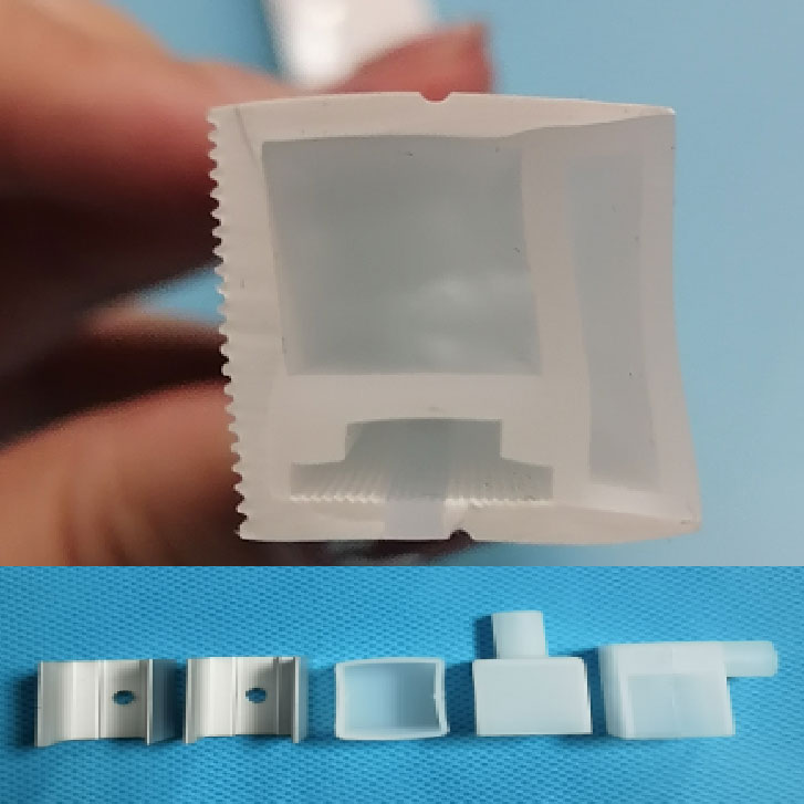 Square Silicone LED Channel Flexible For 8mm LED Strip Lights - 16*16mm 120° Side Emitting Square Silicone LED Channel Flexible For 8mm LED Strip Lights - 16*16mm 120° Side Emitting